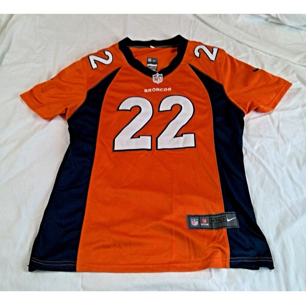 Denver Broncos #22 C.J. Anderson Jersey Orange XL